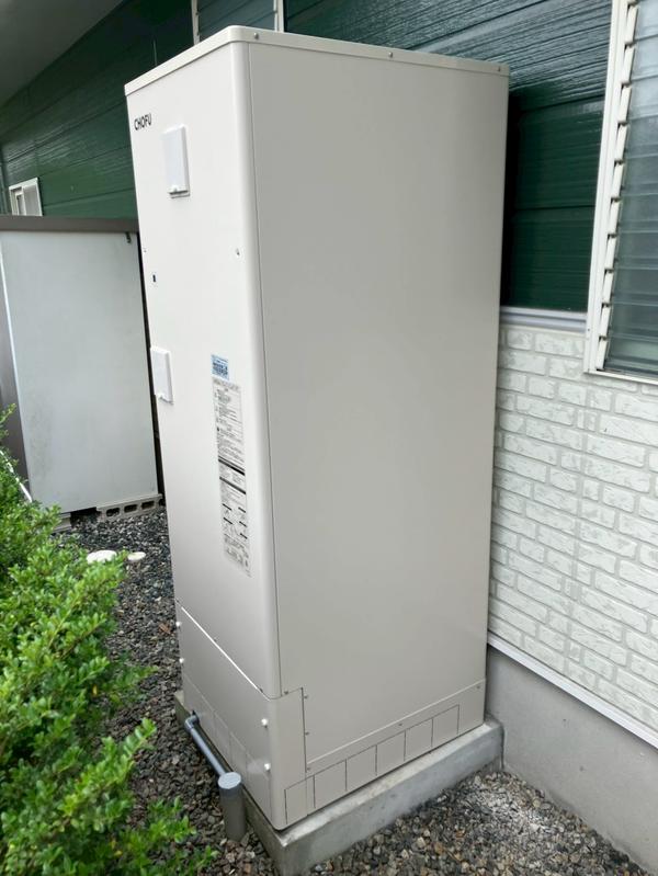 CHOFU製電気温水器取付後
